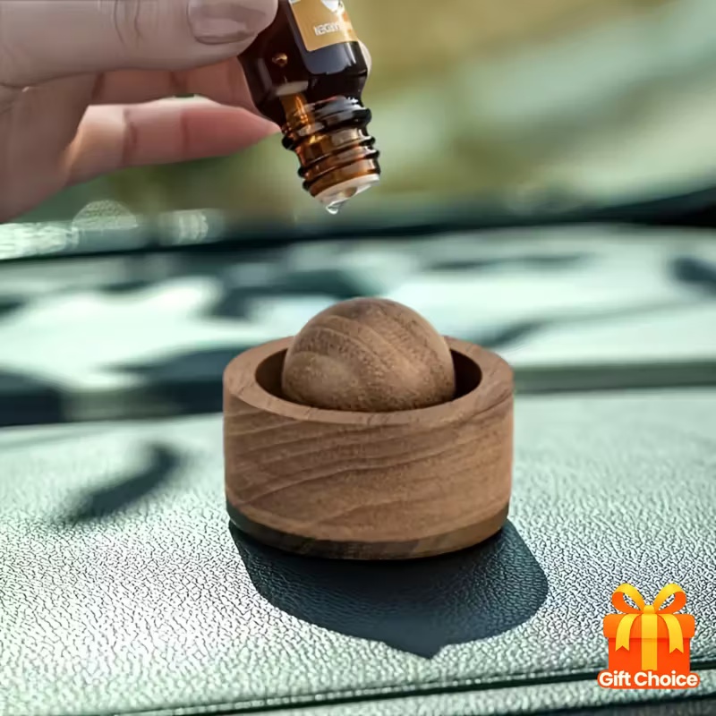 Home Fragrance Wholesale - 回転式木製アロマディフューザー 車用＆寝室用ディフューザー、エアフレッシュナー、理想的なホームフレグランスギフト