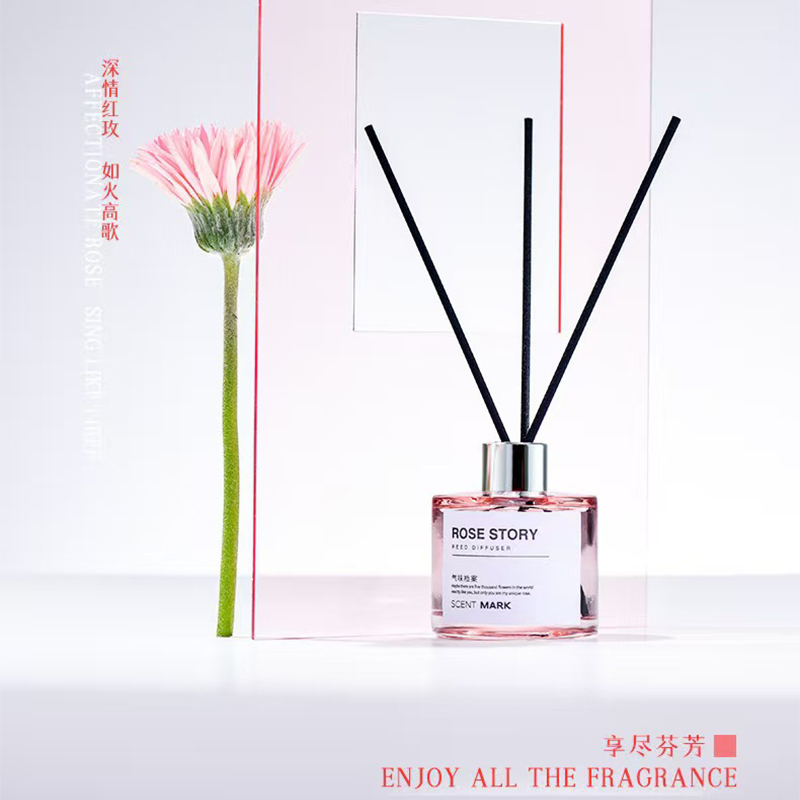Home Fragrance Jasmine - エッセンシャルオイル入りリーフディフューザーボトル,ラベンダー,ローズ,ジャスミン,ホテル,家庭,フレグランス,芳香剤,50ml
