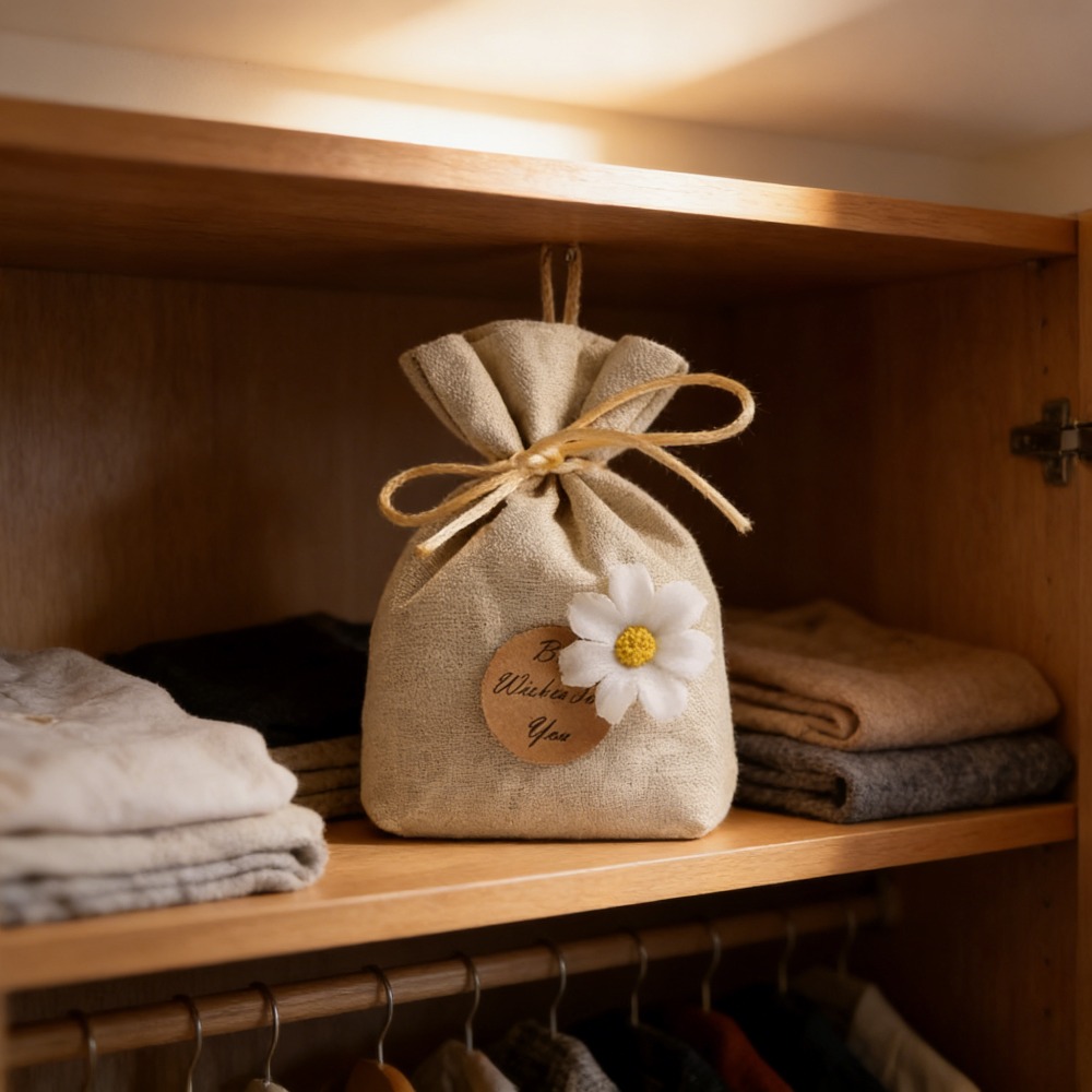 Home Fragrance Linen - 四季対応リネンポーチ香り袋、クラシックな香りで衣類の臭いを消す