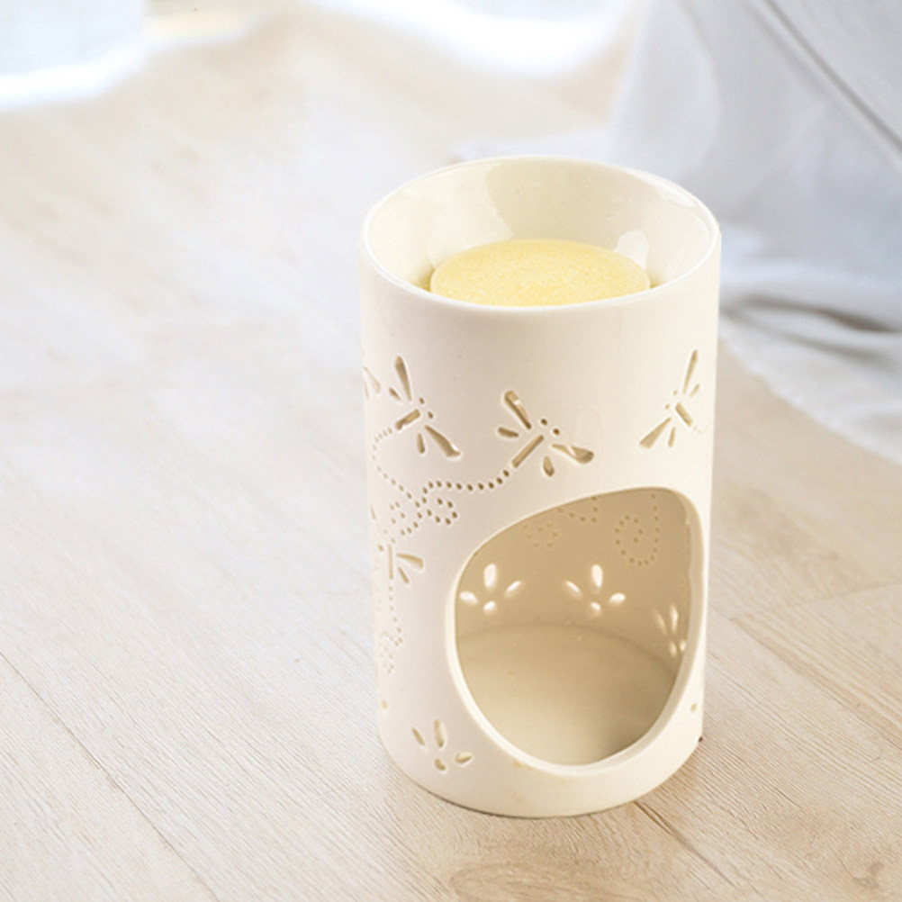 中空トンボ型セラミックティーライトホルダー アロマセラピー  - Ceramic Oil Burner のレビューと価格