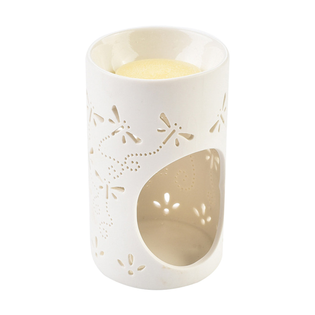 中空トンボ型セラミックティーライトホルダー アロマセラピー  - Ceramic Oil Burner のレビューと価格