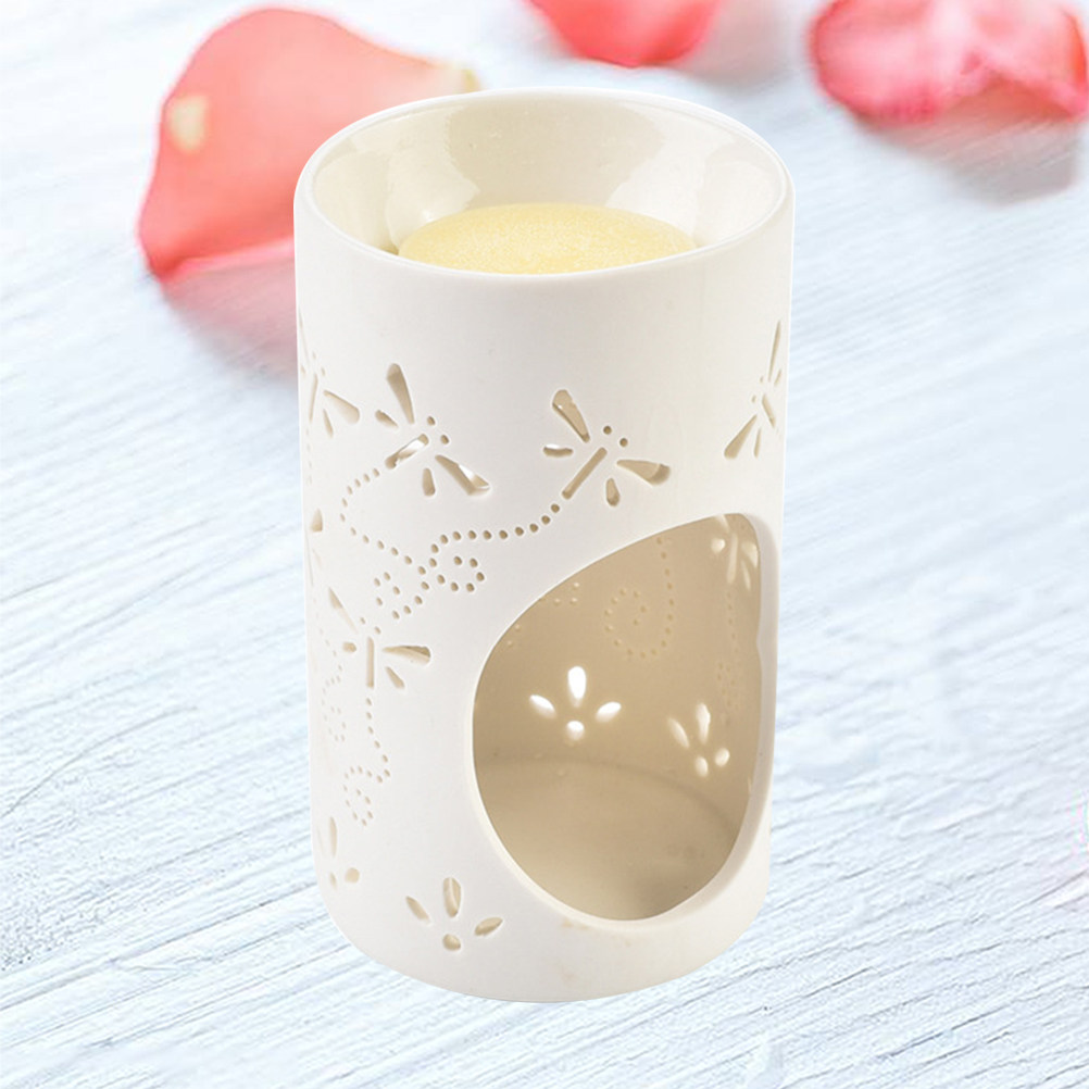 中空トンボ型セラミックティーライトホルダー アロマセラピー  - Ceramic Oil Burner のレビューと価格