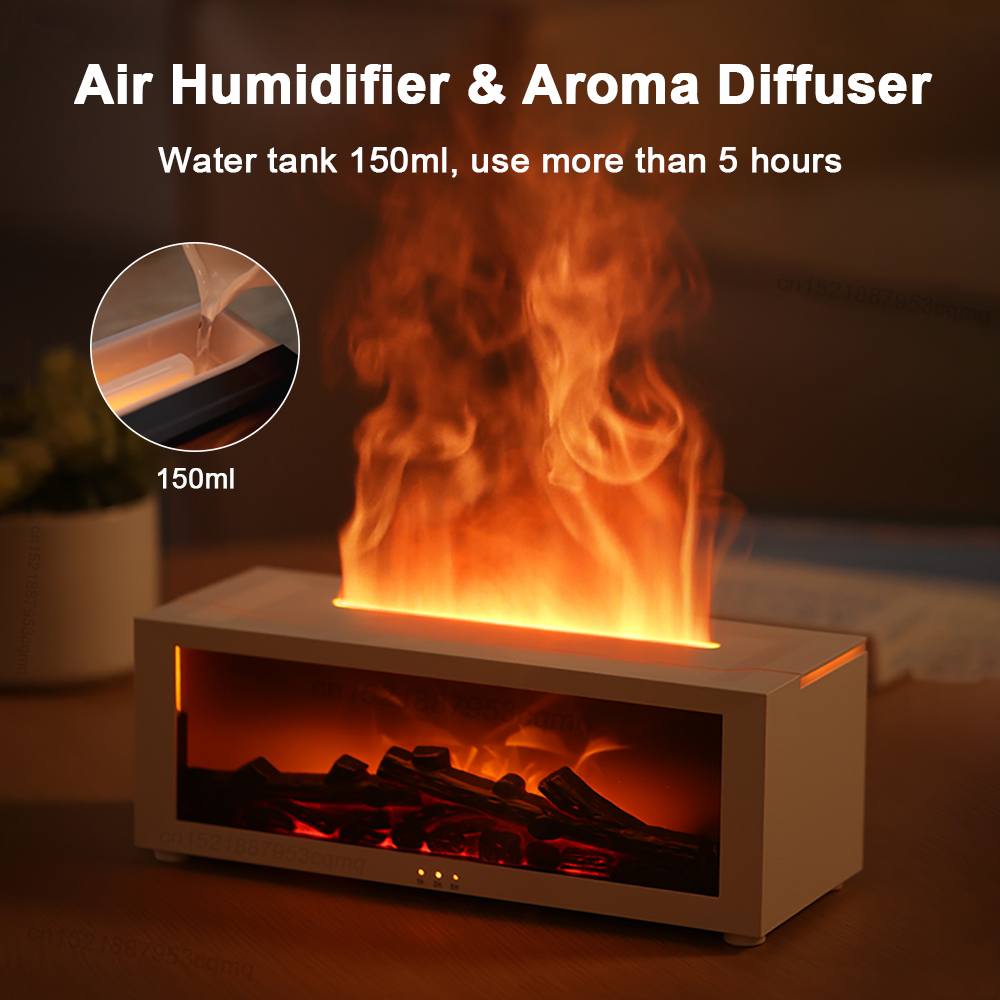 空気加湿器エッセンシャルオイルディフューザー炎アロマ加湿器ホ - Home Fragrance Mist のレビューと価格