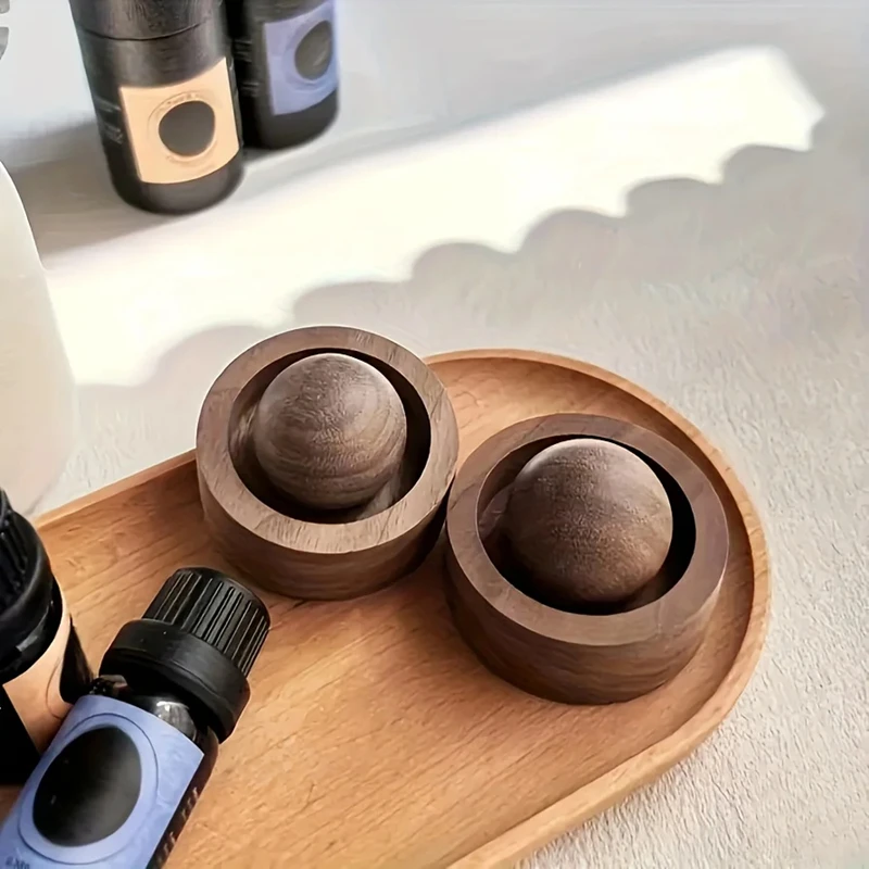 木製ボールエッセンシャルオイルディフューザーアロマ香りディフ - Home Fragrance Wholesale のレビューと価格