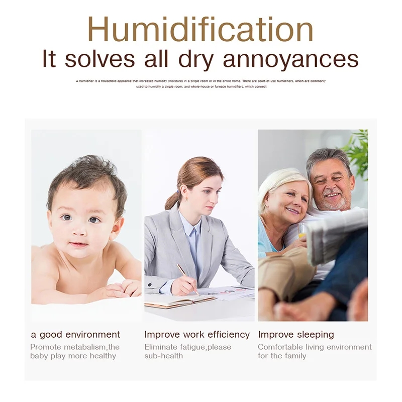 超音波木目調空気加湿器,アロマディフューザー,USB清浄機, - Home Fragrance Mist のレビューと価格