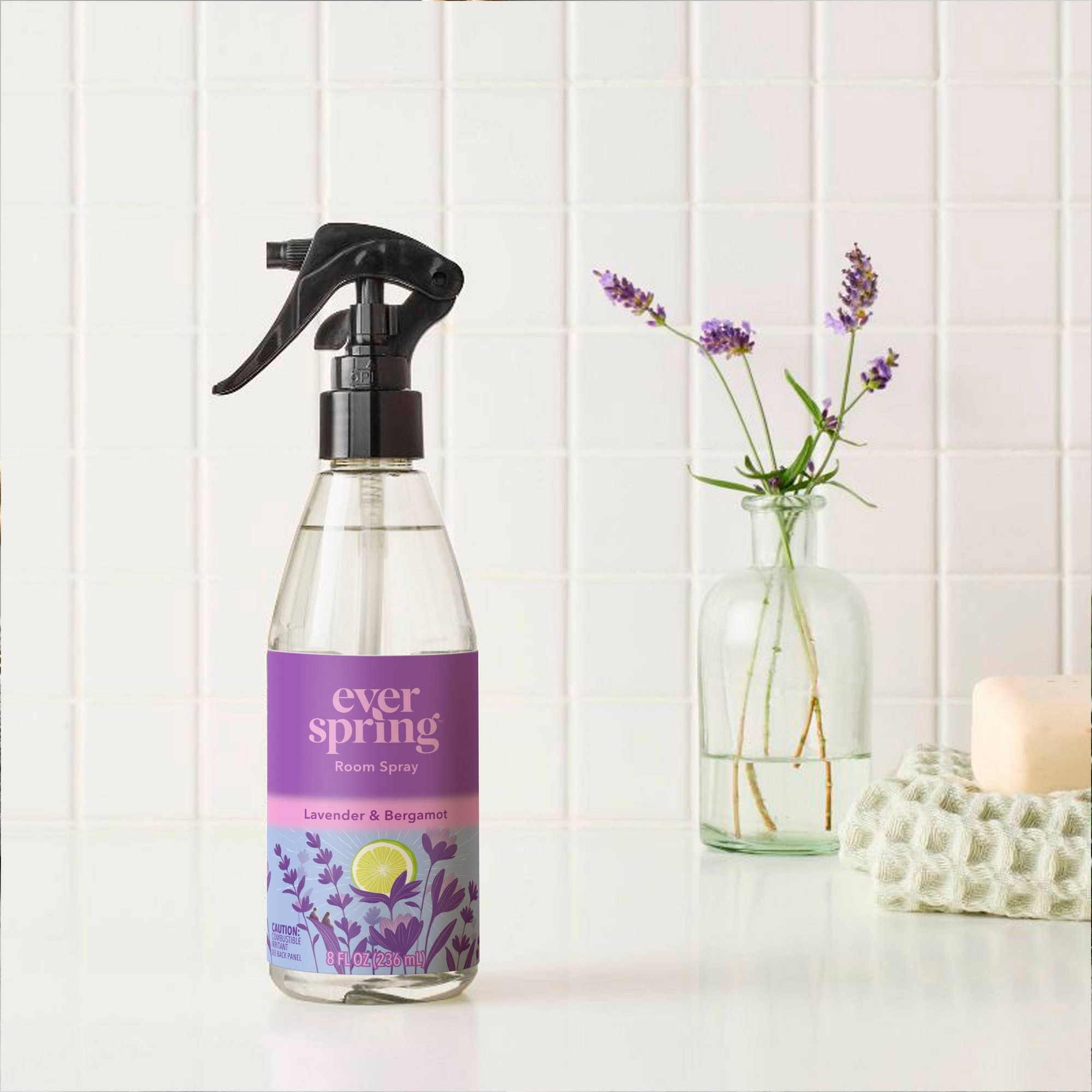 ラベンダーベルガモットルームスプレー、植物由来の香りで、ご家 - Home Fragrance Mist のレビューと価格