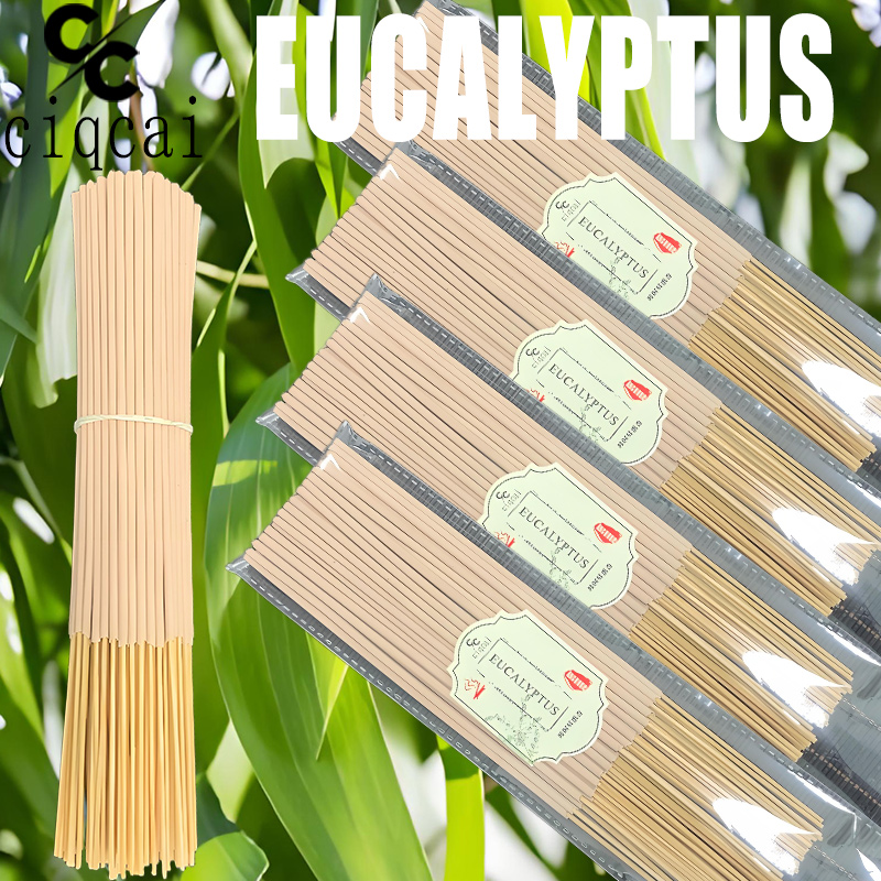 プレミアム厚手ユーカリ香スティック、長さ22cm/8本入り。 - Home Fragrance Eucalyptus のレビューと価格