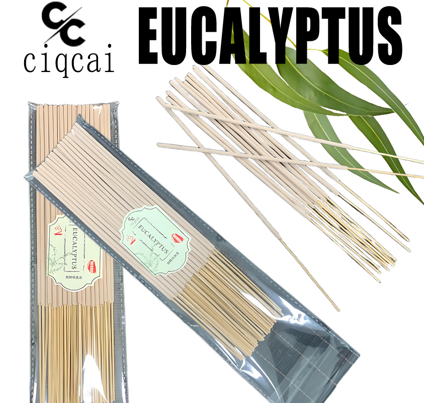 プレミアム厚手ユーカリ香スティック、長さ22cm/8本入り。 - Home Fragrance Eucalyptus のレビューと価格