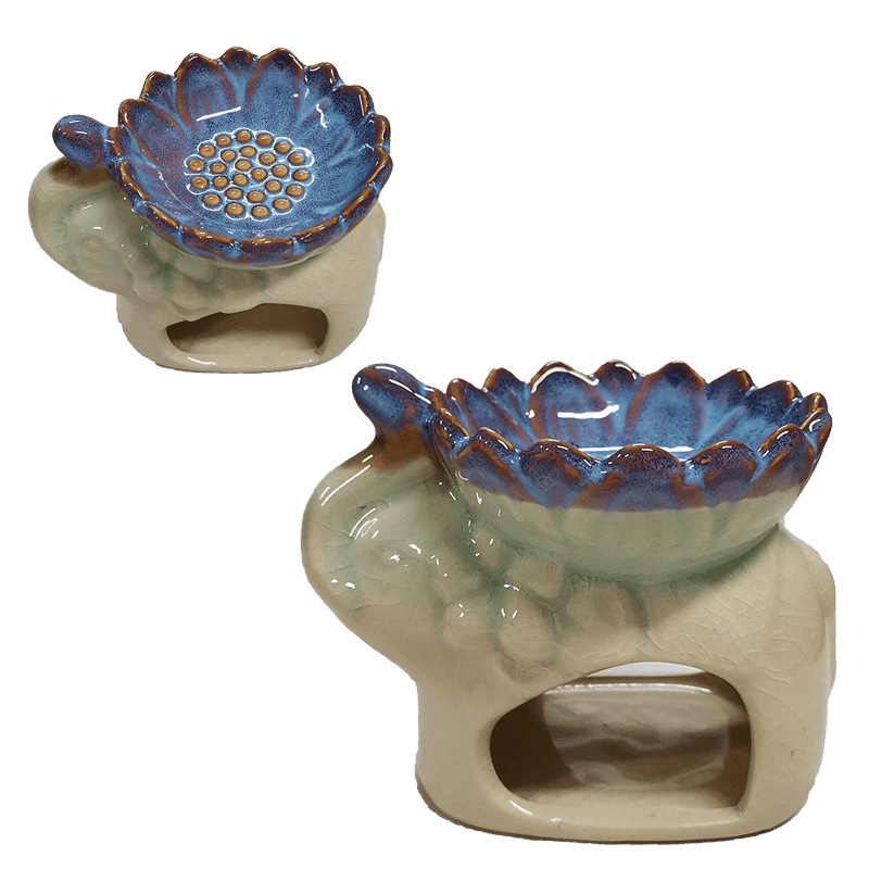 ロータスアイスクラックのようなセラミックアロマバーナーアロマ - Ceramic Oil Burner のレビューと価格