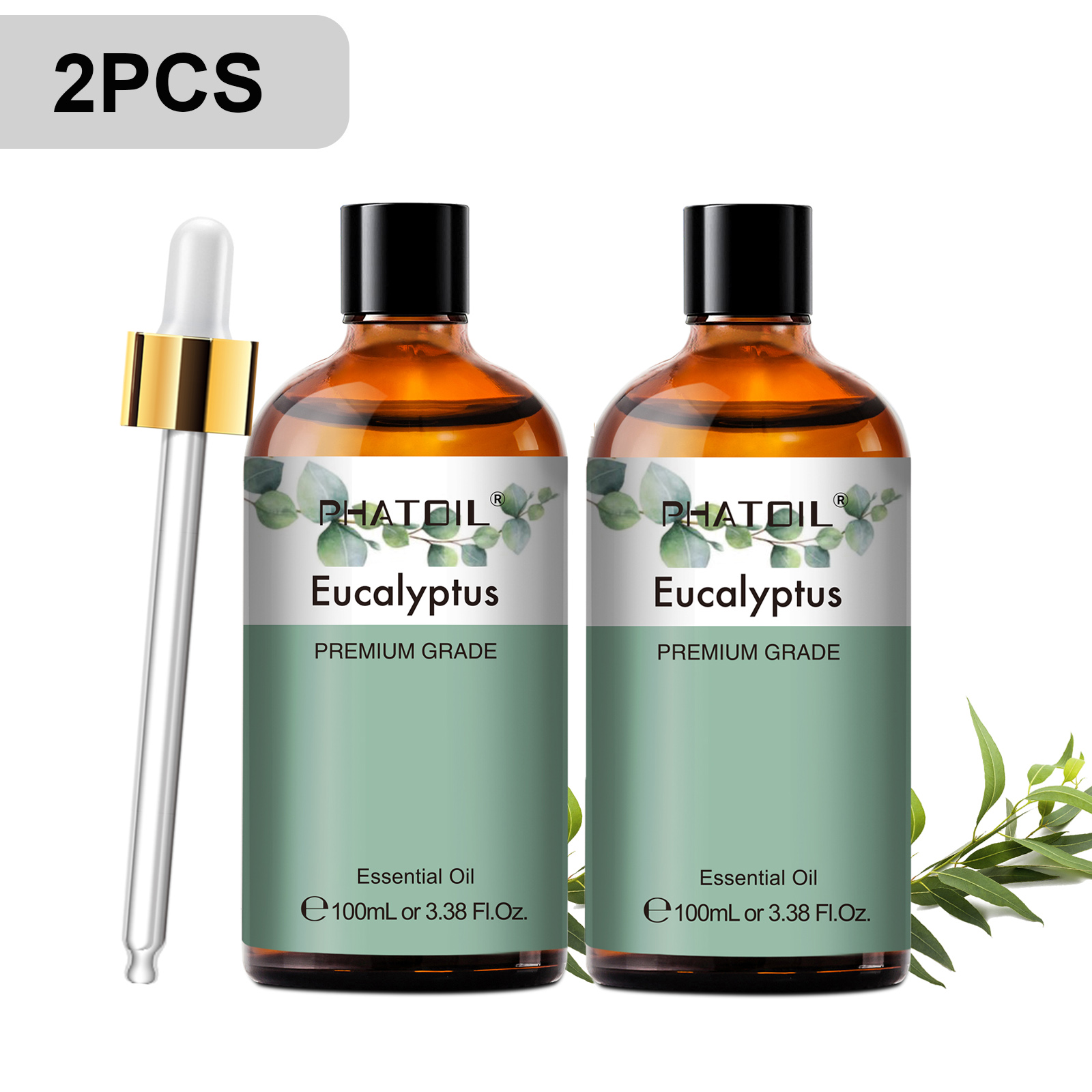 PHATOIL 2 個/1 個ラベンダーアロマセラピーエッセ - Home Fragrance Eucalyptus のレビューと価格