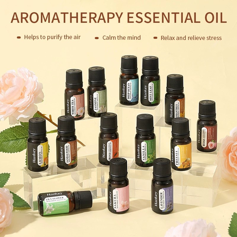 ハンキーオイル（多目的用）加湿器用 ラベンダー、ローズ、ユー - Home Fragrance Eucalyptus のレビューと価格