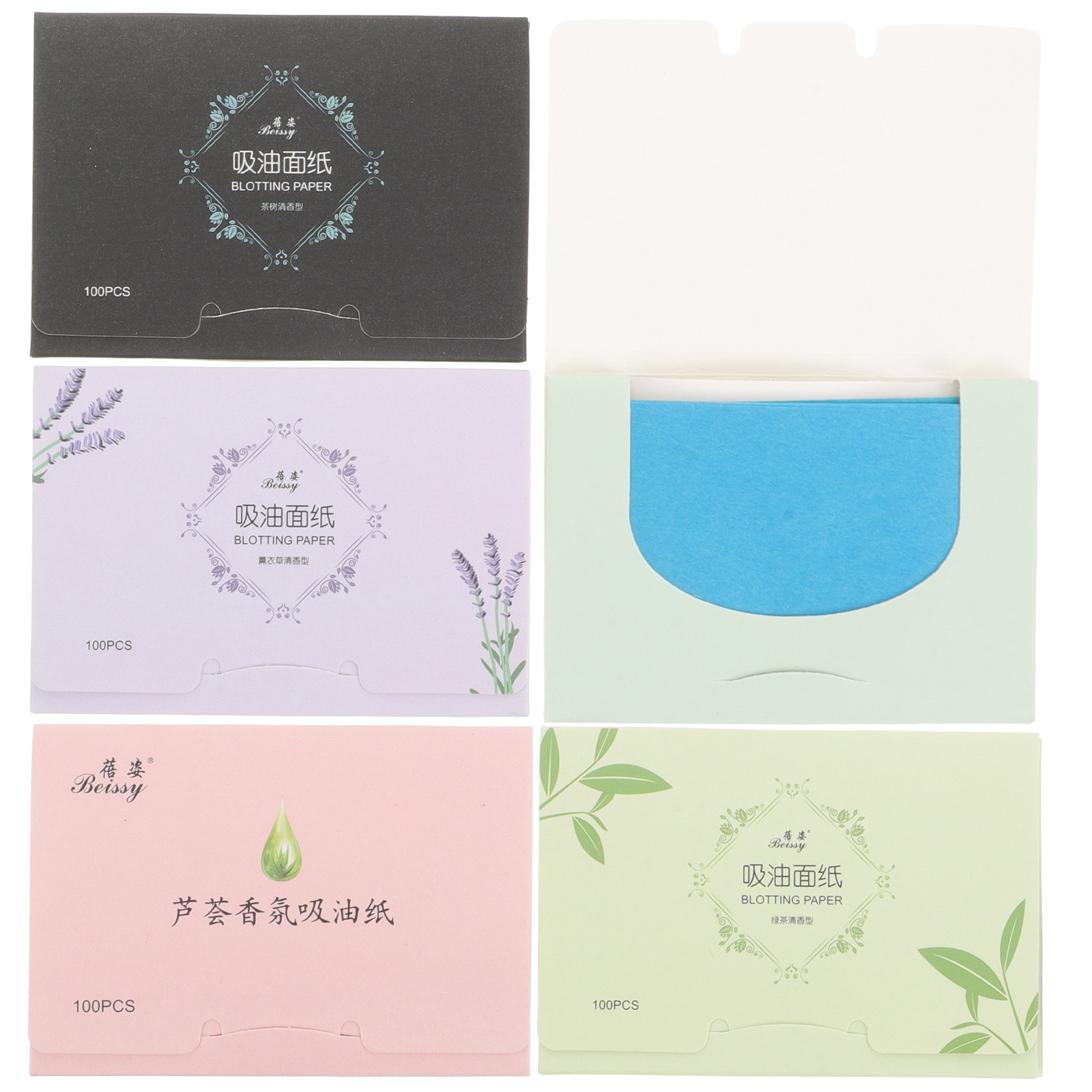 500枚入り フェイシャルオイル吸収紙 リネン ピンク ラベ - Home Fragrance Linen のレビューと価格