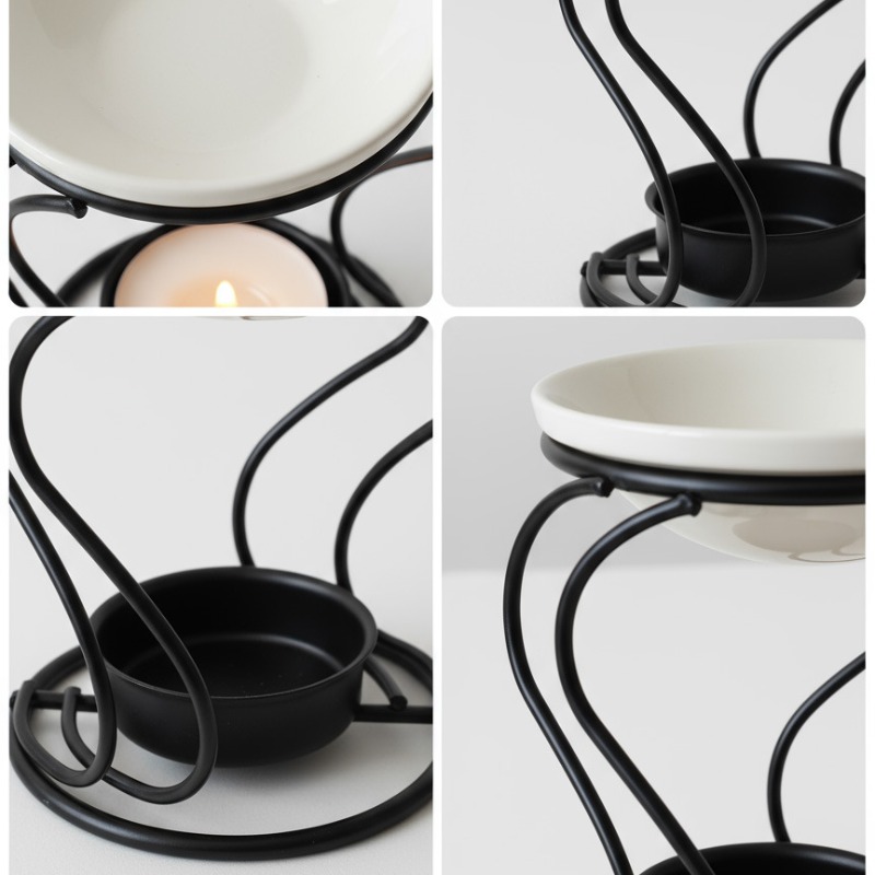 メタルティーライト、セラミックティーライト、キャンドルオイル - Ceramic Oil Burner のレビューと価格