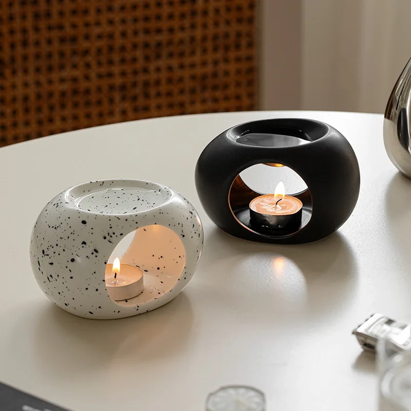 セラミックキャンドル加熱ホルダー エッセンシャルオイルバーナ - Ceramic Oil Burner のレビューと価格