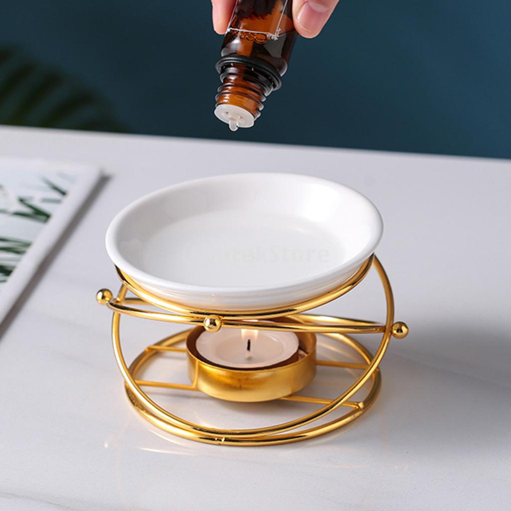 メタルオイルバーナー、ワックスメルト、セラミックキャンドルホ - Ceramic Oil Burner のレビューと価格
