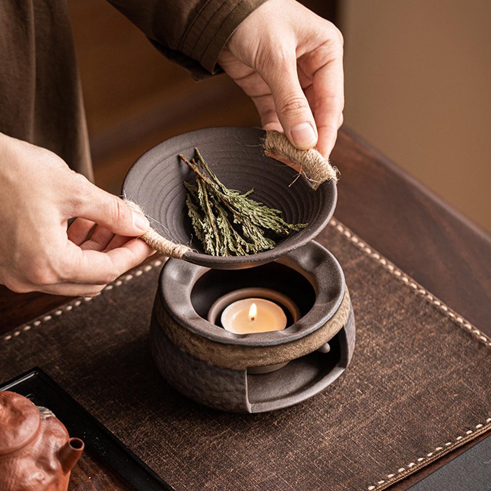ヴィンテージセラミックワックスメルトバーナー、アロマオイルデ - Ceramic Oil Burner のレビューと価格