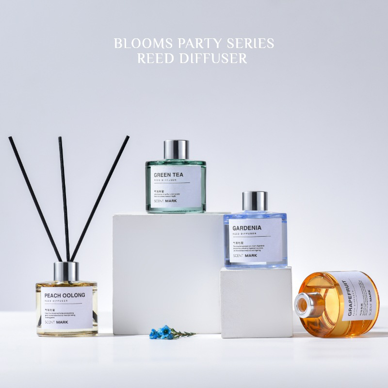 エッセンシャルオイル入りリーフディフューザーボトル,ラベンダ - Home Fragrance Jasmine のレビューと価格