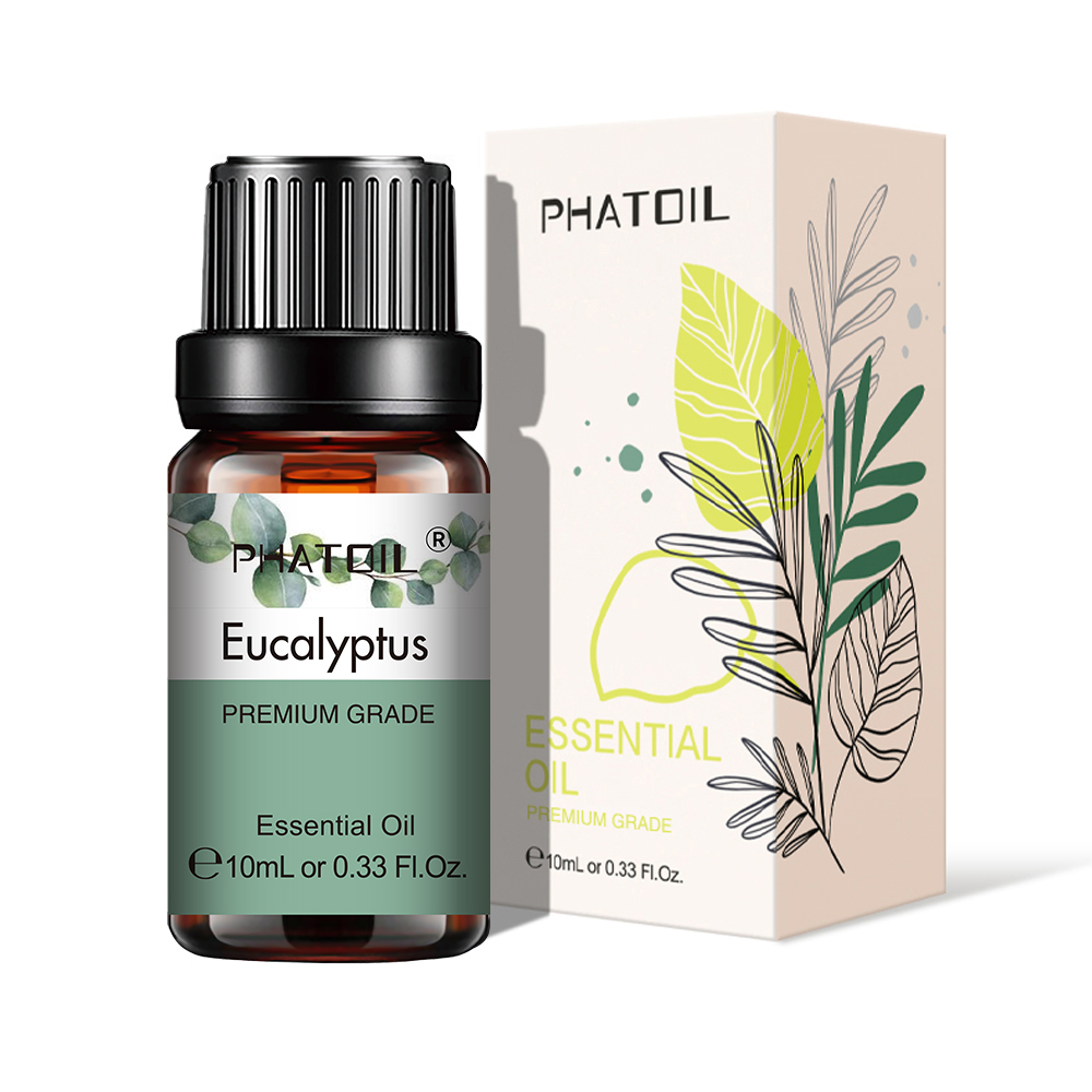PHATOIL 10 ミリリットルエッセンシャルオイル純粋な - Home Fragrance Eucalyptus のレビューと価格
