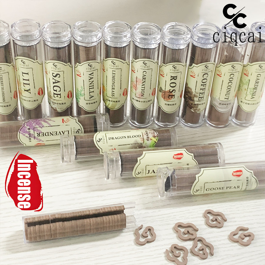 【3個パック】高品質クラシック小型コイル香、純粋な手作りスパ - Home Fragrance Jasmine のレビューと価格